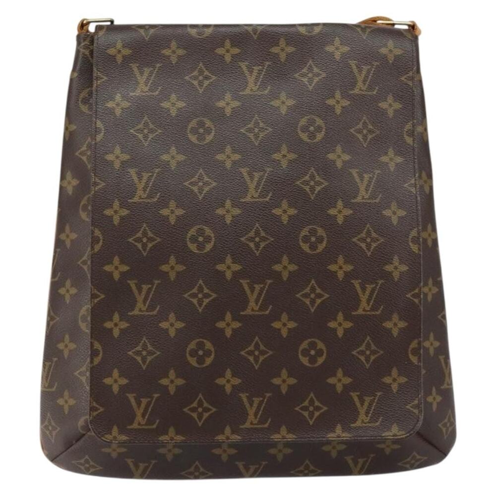 Louis Vuitton Monogram Musette Shoulder Bag Brown